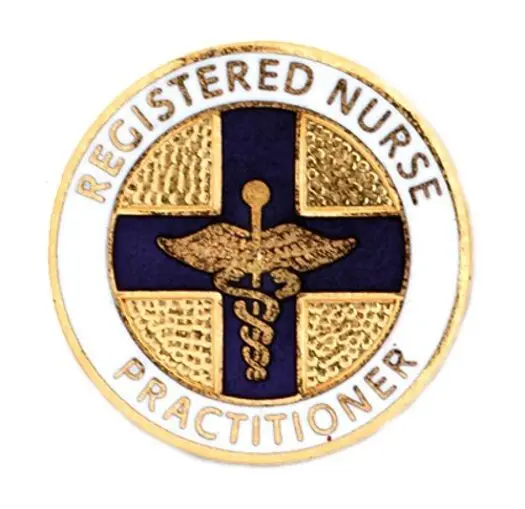 Custom Registered Nurse Practitioner RNP Medical Emblem Graduation Hard Enamel Pin Brooch Can be Customized with Your Logo