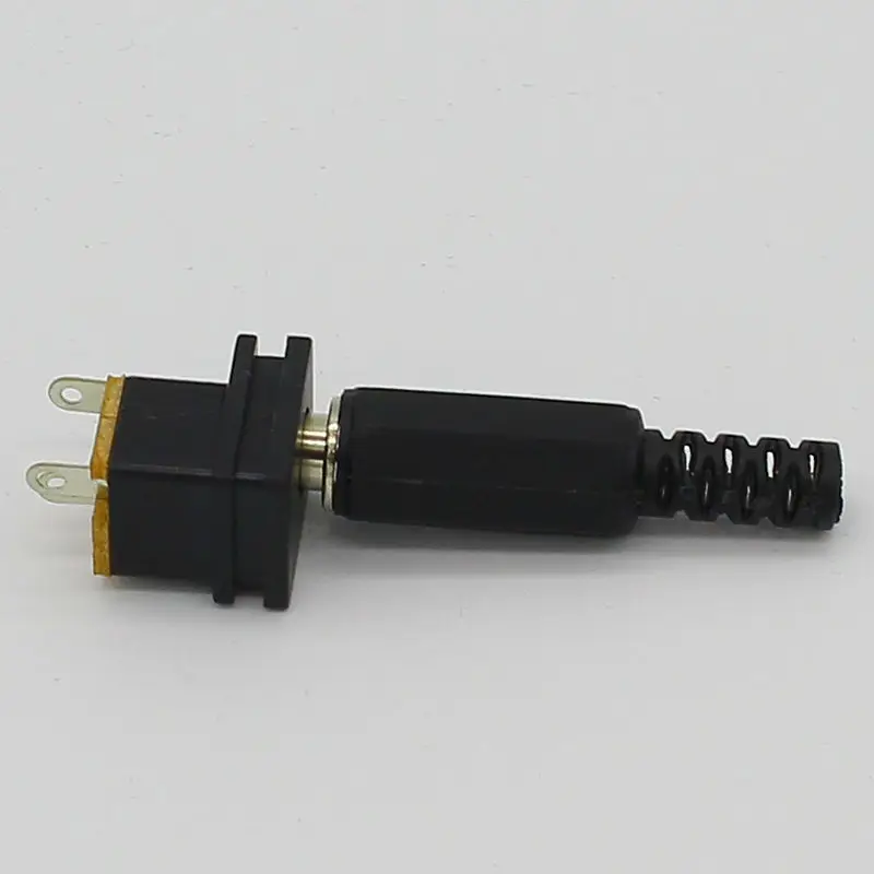 5.5X2.1mm DC Power Female Plug Jack + Male Plug Jack Socket Adapter