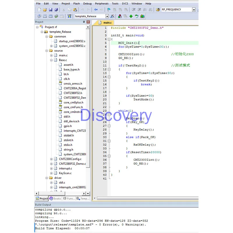Módulo de microordenador inalámbrico de un solo Chip CMT2380, transceptor inalámbrico de 433M, módulo inalámbrico de núcleo M0, con antena