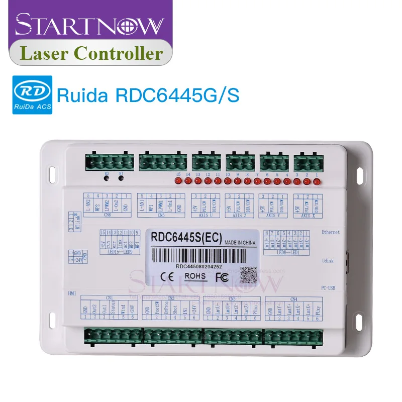 Ruida RDC6445S Laser Controller Card For CO2 CNC Laser Cutting Engraving Machine RDC6445GTS DSP Control Board System