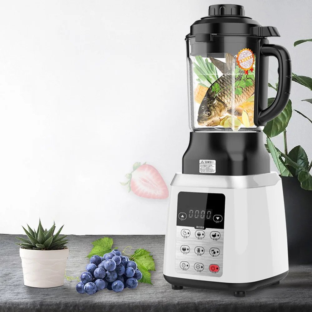 

Household Multifunctional Automatic Heating Wall Breaker Kitchen Soy Milk Maker Cooking Machine Blender Juicer Smoothie Machine