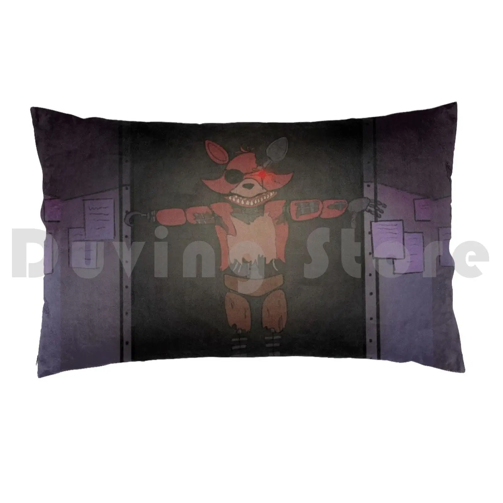 Foxy T-Posing In Hallway Pillow Case 20*30 Inch Fnaf Five Nights At S Foxy Fnaf 2 Foxy Fnaf Withered