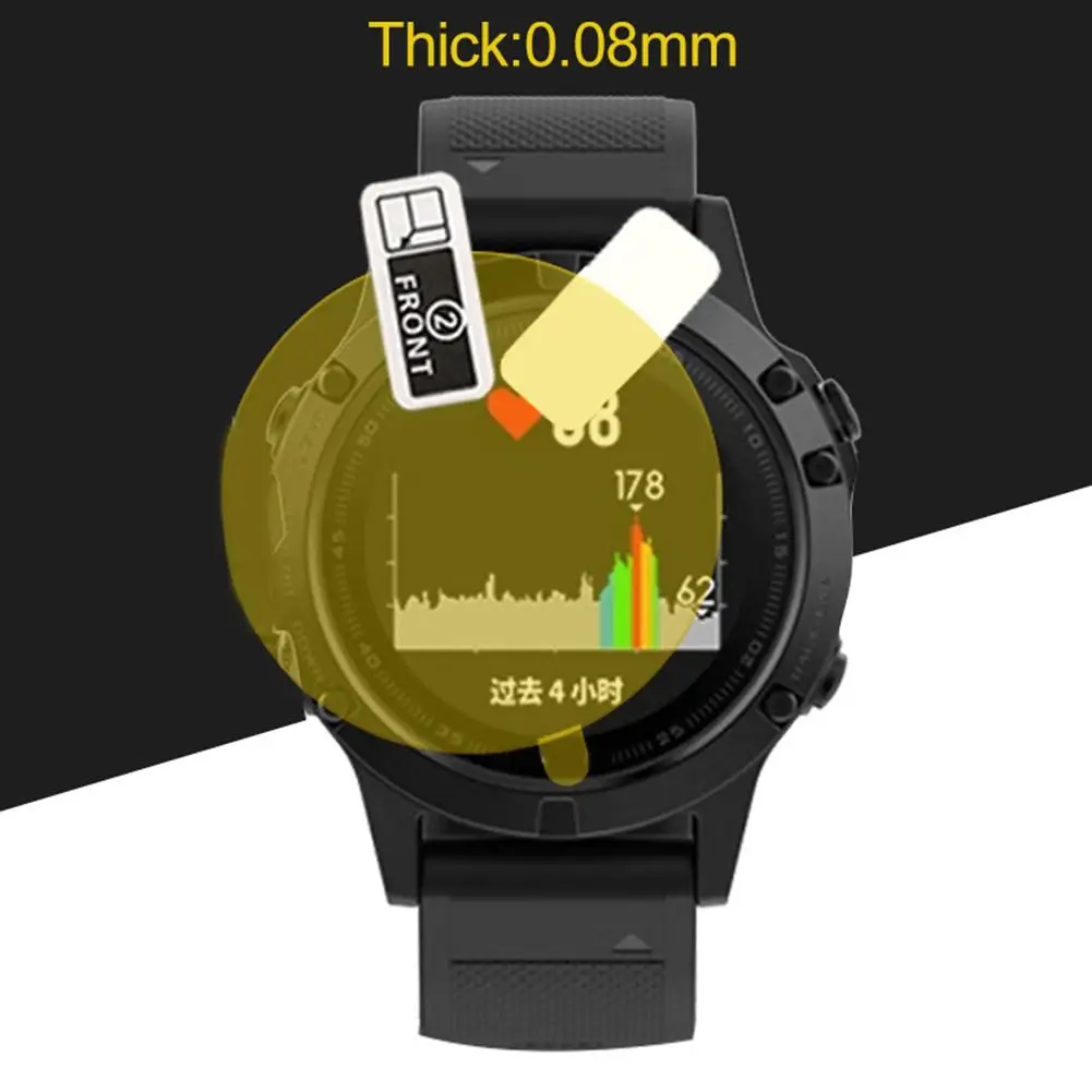 3 Vỡ TPU Bảo Vệ Màn Hình Trong Cho Fenix 5/5 Plus/5S/5S Plus/5X Mặc Được các Thiết Bị Phụ Kiện Thông Minh