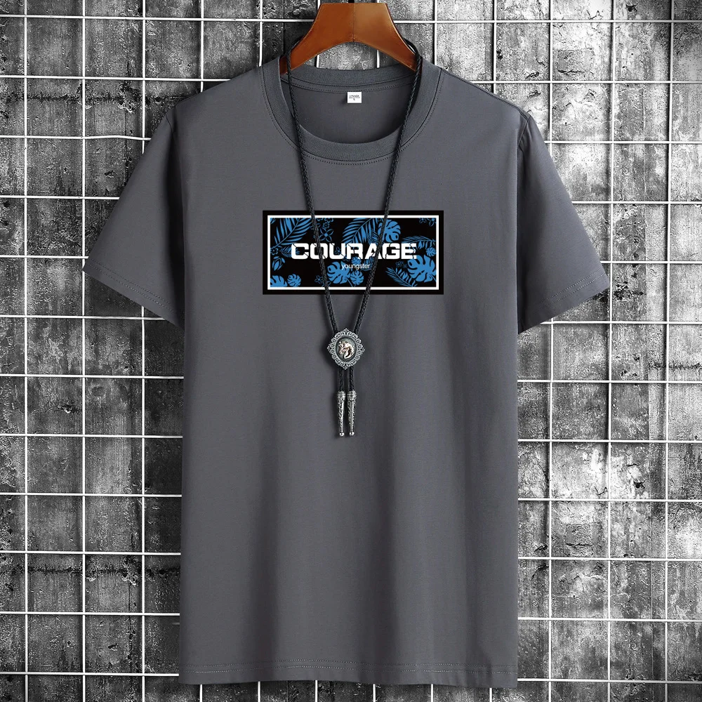 Anime 2021 Summer Oversized T-Shirt Cotton Casual Men T-Shirts Harajuku Manga Clothing Tshirt Street Handsome Men T-Shirt Top