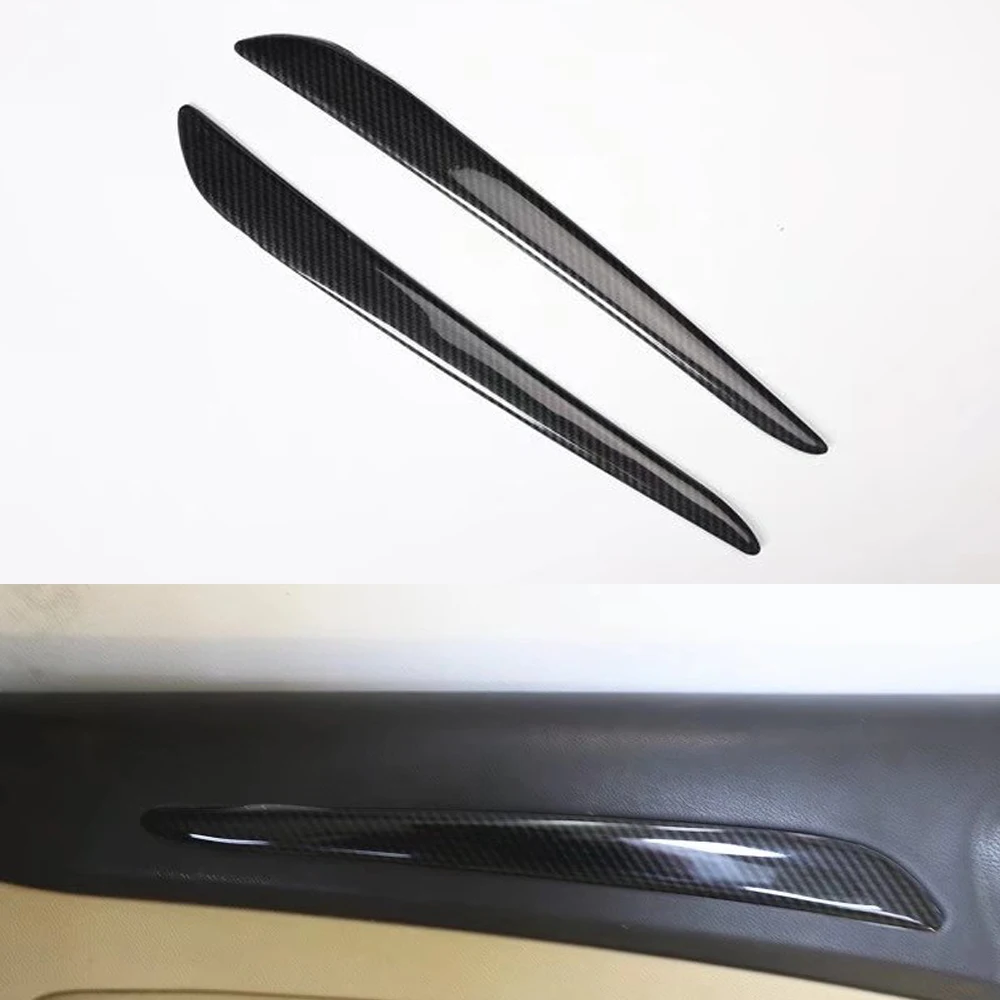 Carbon Fiber ABS Car Styling For Ford Mondeo 2010 Front Door Panel Decoration Strips Trim Auto Moldings