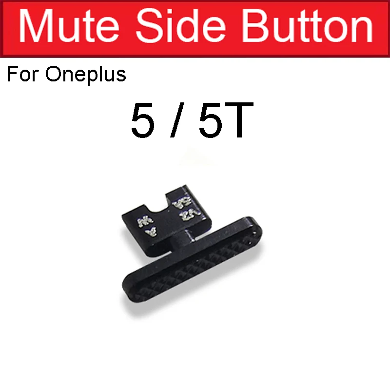 Power Volume Mute Flex Cable For OnePlus 5 5T 6 Power Mute Side Button Fixer Buckle Shell Metal Cover Anti-Dust Mesh Parts