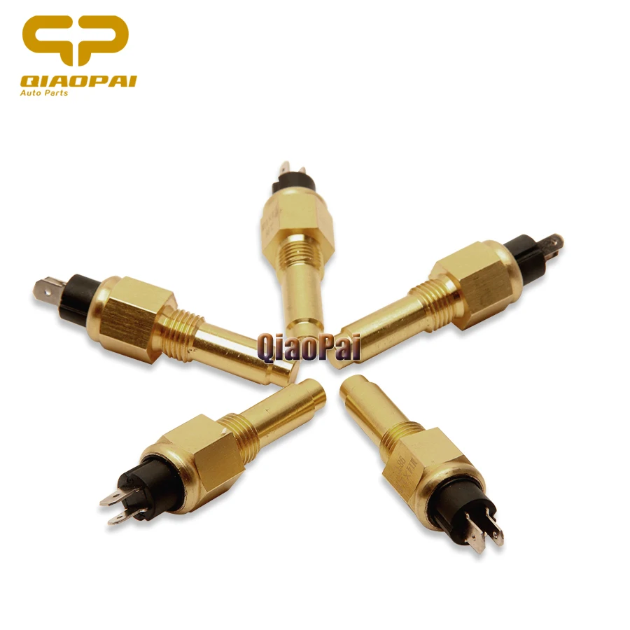 3W 6-24V Su Sıcaklık Sensörü 3/8NPT 1/2NPT M16 x1.5 M14 x1.5 Iplik su sıcaklık göstergesi Alarm Gönderen Araba Tekne Için