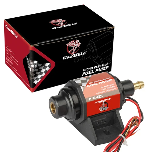Imagen 2 del producto Micro bomba de combustible eléctrica Universal de 12V, 2-3,5 PSI, baja presión, 42 GPH, apta para la mayoría de vehículos de 4/6 cilindros