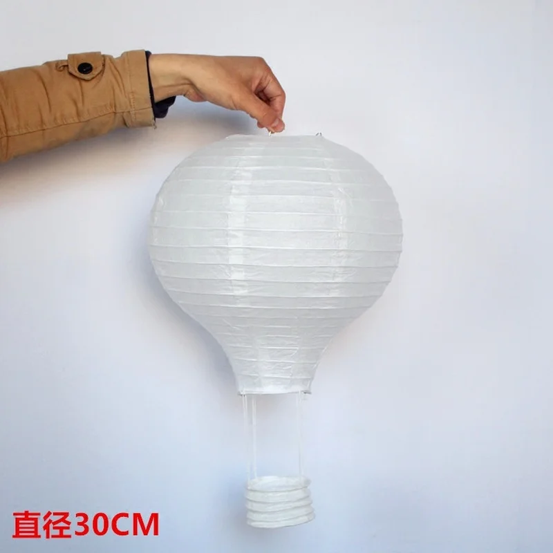 White Hot Air Balloon Paper Lantern wedding decoration kids bedroom hanging birthday party decoration fiesta chinese lantern