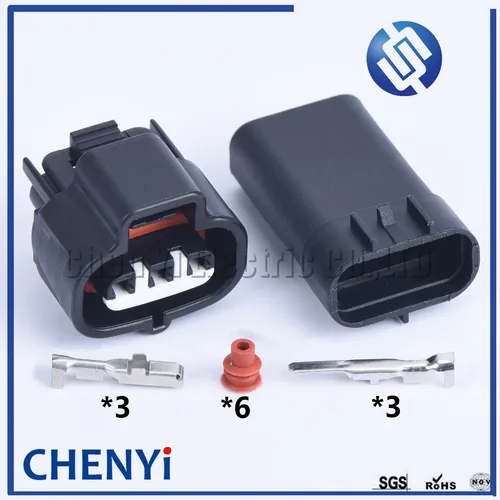 Conectores automotrices de 3 pines 6189-0099 VSS 1JZ 2JZ Sensor de mapa 90980-10841 enchufe de presión Turbo de vacío LX13 para Toyota LEXUS