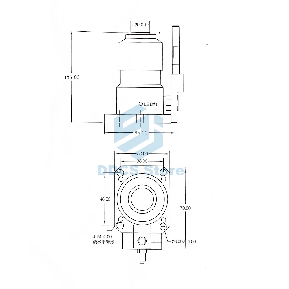 Componenti di lavorazione CNC fresatrice CNC sensore utensile automatico ad alta precisione impostazione utensile asse Z nessuna sonda di impostazione utensile