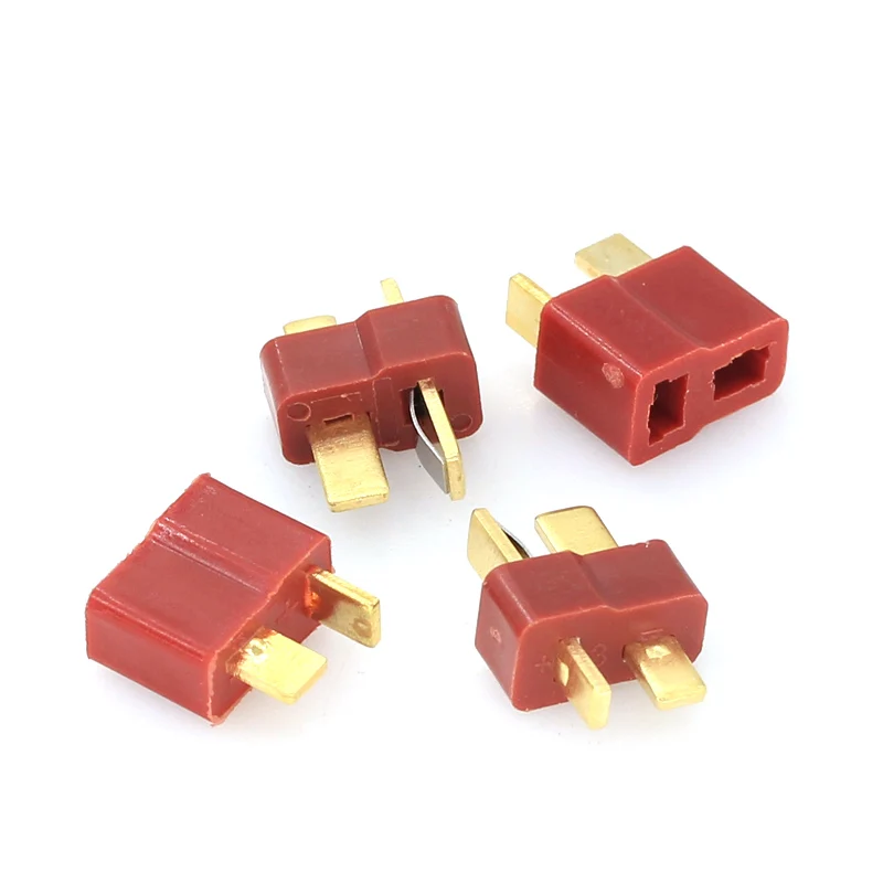 10PCS T- Plug Male & Female Connectors Deans Style For RC LiPo Battery ESC