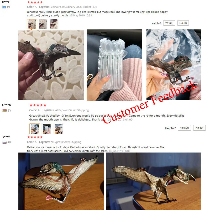 Oenux Neue Jurassic Predator Fleischfressende Öffnen Mund Pterodactyl Feste PVC Dinosaurier Welt Tier Modell Action-figuren Spielzeug Für Kinder