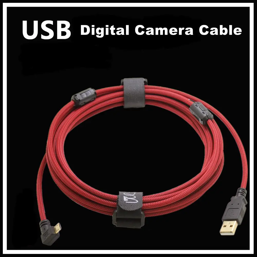 Camera Tethered Shooting Cable M50 M5 M6 To Computer USB2.0 Type A To Micro USB High-Speed Data Cable For SLR SONY A7R A6000 K1