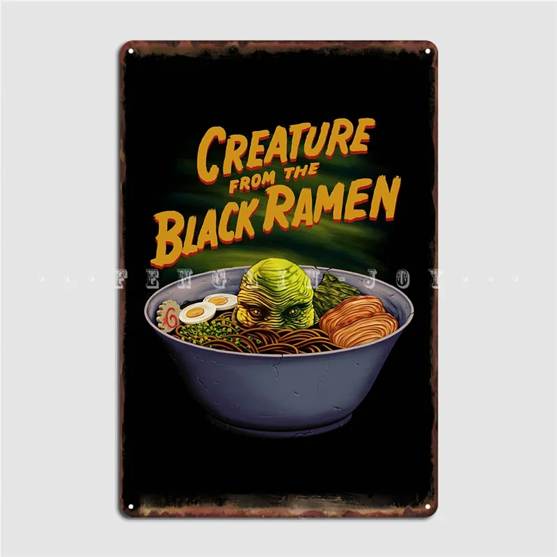 Creature From The Black Ra Metal Sign Club Party Create Mural Plaques Tin Sign Posters