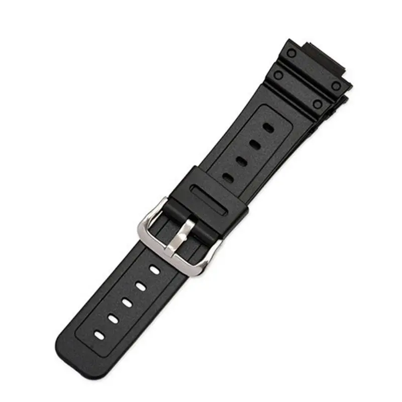 Watch Strap Band Slicone Stainless Steel Buckle Adjustable Replacement for 5600 Series  DW-5600E DW-5700 G-5600 G-5700