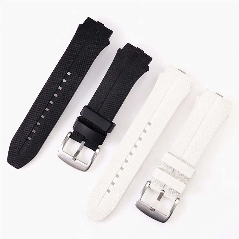 Suitable for LG Watch Urbane 2 LTE LG W200 Smart Watch Silicone Rubber Strap Wristband Bracelet black White belt band