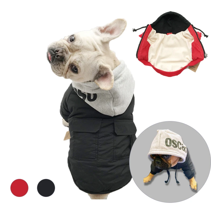 

Winter Dog Costume Thicken Warm Dog Clothes for Large Dogs French Bulldog Jacket Pets Acessorios Pitbull Coat Pet Ropa Perro