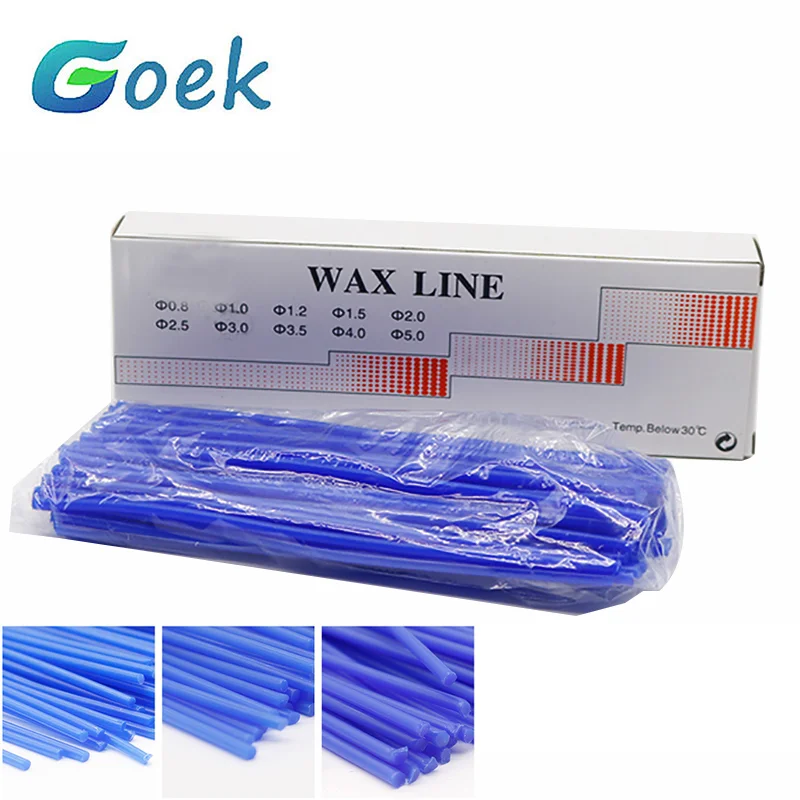 

1 Bag Dental Wax Line Dentistry Laboratory Materials 90g Blue Color