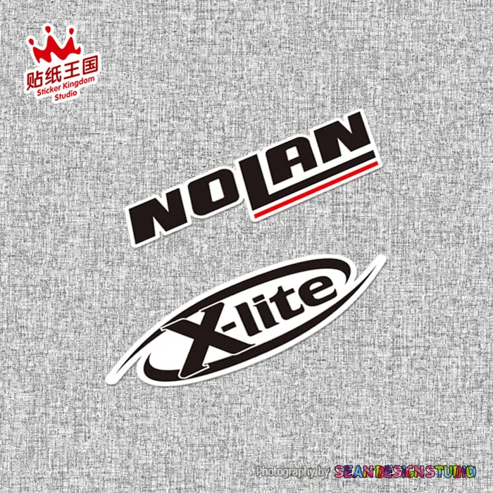 2 Pics For Nolan X-Lite Helmet Motor Bike Motorcycle Auto Decal Waterproof Sticker 09