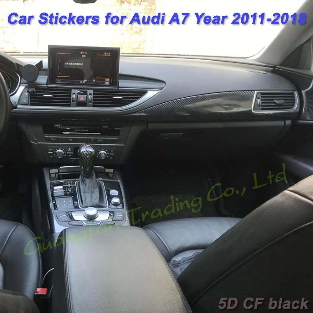 

Наклейки 3D/5D из углеродного волокна для Audi A7 2011-2018