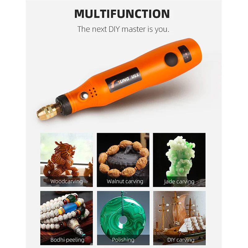 ミニ電気ハンドドリル,ドレメル,木材,作業工具,電気,ミニドリル,付属品付き3.6v