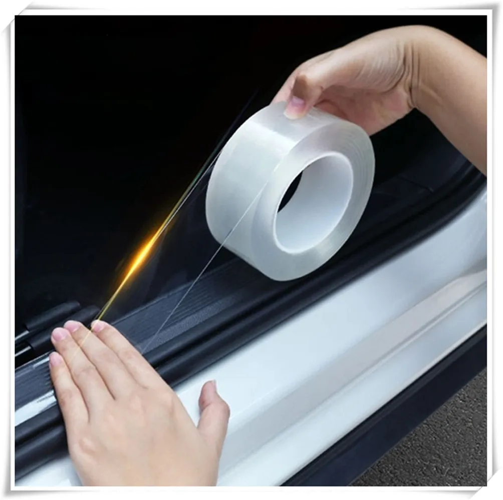 Car film Door threshold bumper Bumper sticker for Hyundai Verna Santa Fe IX45 Sonata Tucson Accent Azera Elantra Solaris IX35