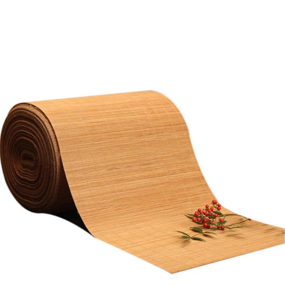 Natural Bamboo Table Runner Placemat Tea Mats Table Pad Ceiling Decor Home Cafe Restaurant Decoration Japanese Bamboo Mat