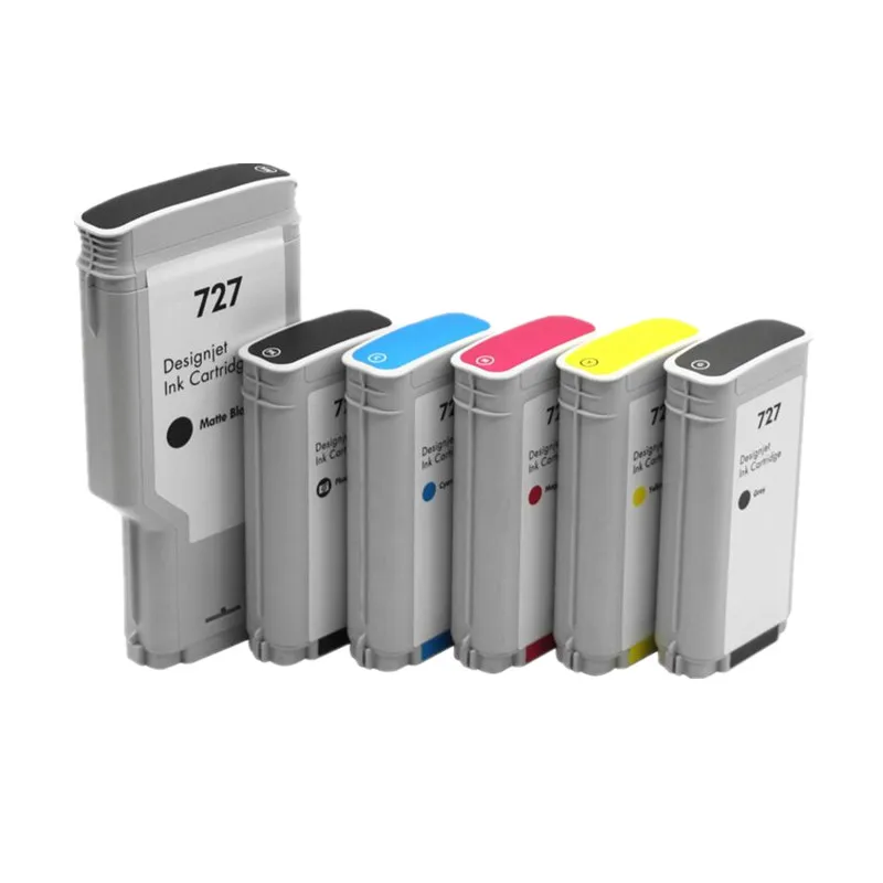 Compatible For HP 727 Remanufactured Ink Cartridge For HP727 DesignJet T1530 T920 T1500 T2500 T930 T2530 Printer With Chip