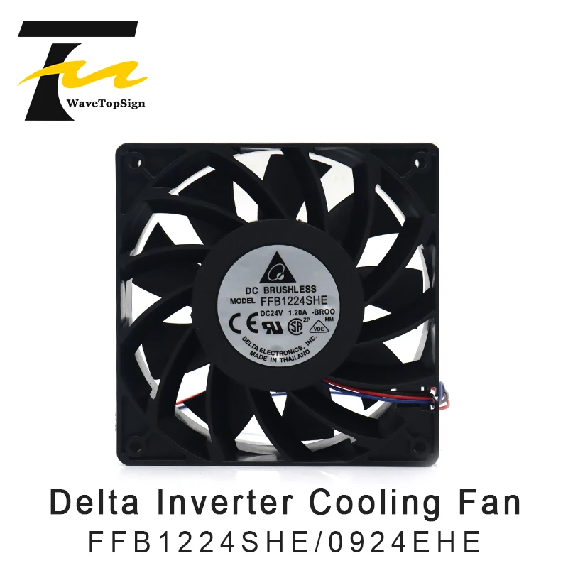 WaveTopSign FFB1224SHE/0924EHE 0.75A 1.2A 24V 12CM Inverter Cooling Fan