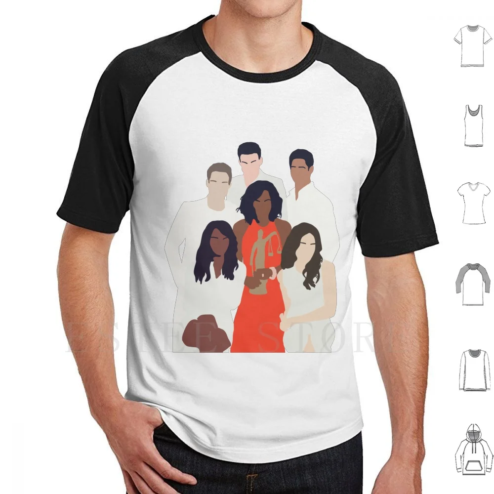 The Keating Five T Shirt DIY Big Size 100% Cotton How To Get Away With Murder Htgawm Connor Walsh Oliver Hampton Wes Gibbins