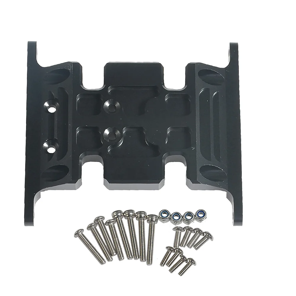 AXSPEED Aluminum Center Skid Transmission Plate for Axial SCX10 1/10 RC Crawler Car Truck Upgrades Parts