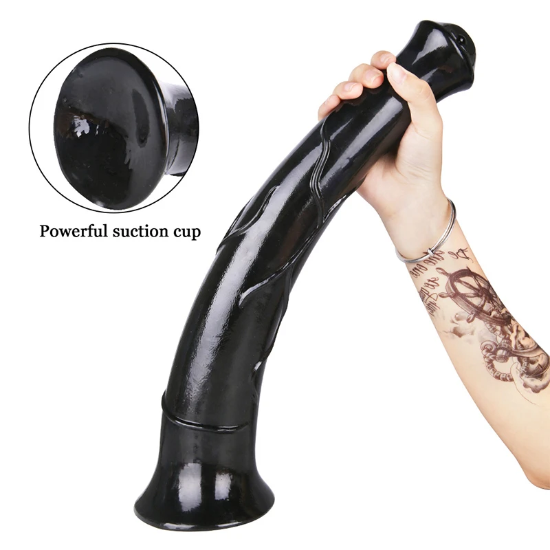 44cm Oversized Huge Animal Dildo Huge Horse Penis Women G Spot Flesh Super Long Dildo Anal Toys Men Dick Big Sex Toys Shop