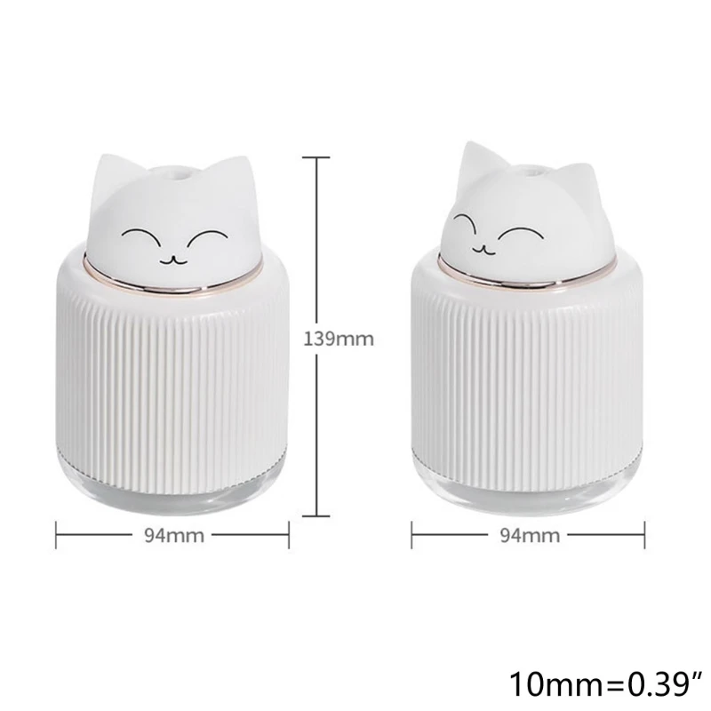 2021ใหม่น่ารักการ์ตูนกระต่ายแมวขนาดใหญ่ความจุแบบพกพา Air Humidifier USB Mist