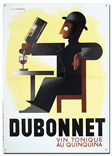 

Dubonnet Metal Tin Signs, Vintage Poster, Decorative Signs Wall Art Home Decor - 8X12 Inch (20X30 cm)