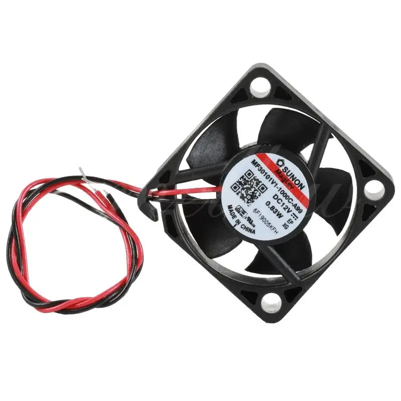 DC Sunon 12V Magnetic Suspension Bearing 3010 Fan 30*30*10mm 3010s Fan Cooling V6 Extruder 3D Printer Accessories Parts