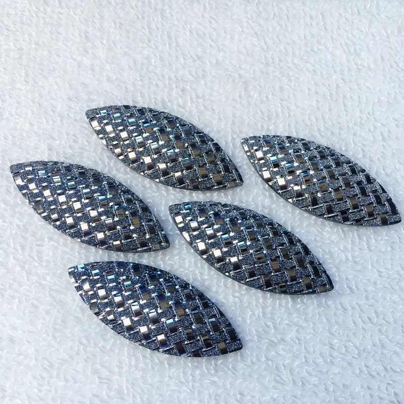 20*50mm AB Flatback Resin Horse eye Rhinestone applique Crystals Stones Strass DIY Wedding Dress