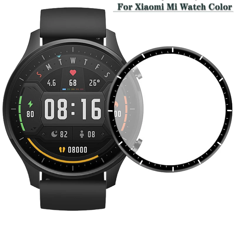 3D Edge Full Mềm Mại Bảo Vệ Bộ Phim Dành Cho XiaoMi Dây Màu Full Màn Hình Bảo Vệ Ốp Lưng Cho Xiaomi Mi Dây Màu Sắc đồng Hồ Thông Minh