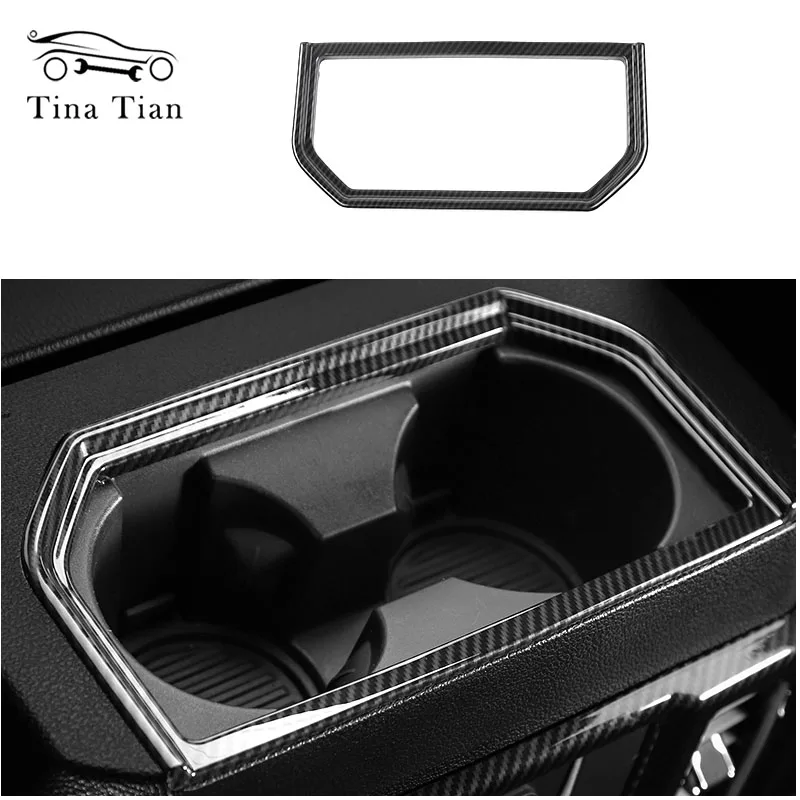 

Fit for Ford F150 2015-2020 Auto Accessories Car styling Car Interior Rear Panel Cup Holder Decoration Cover