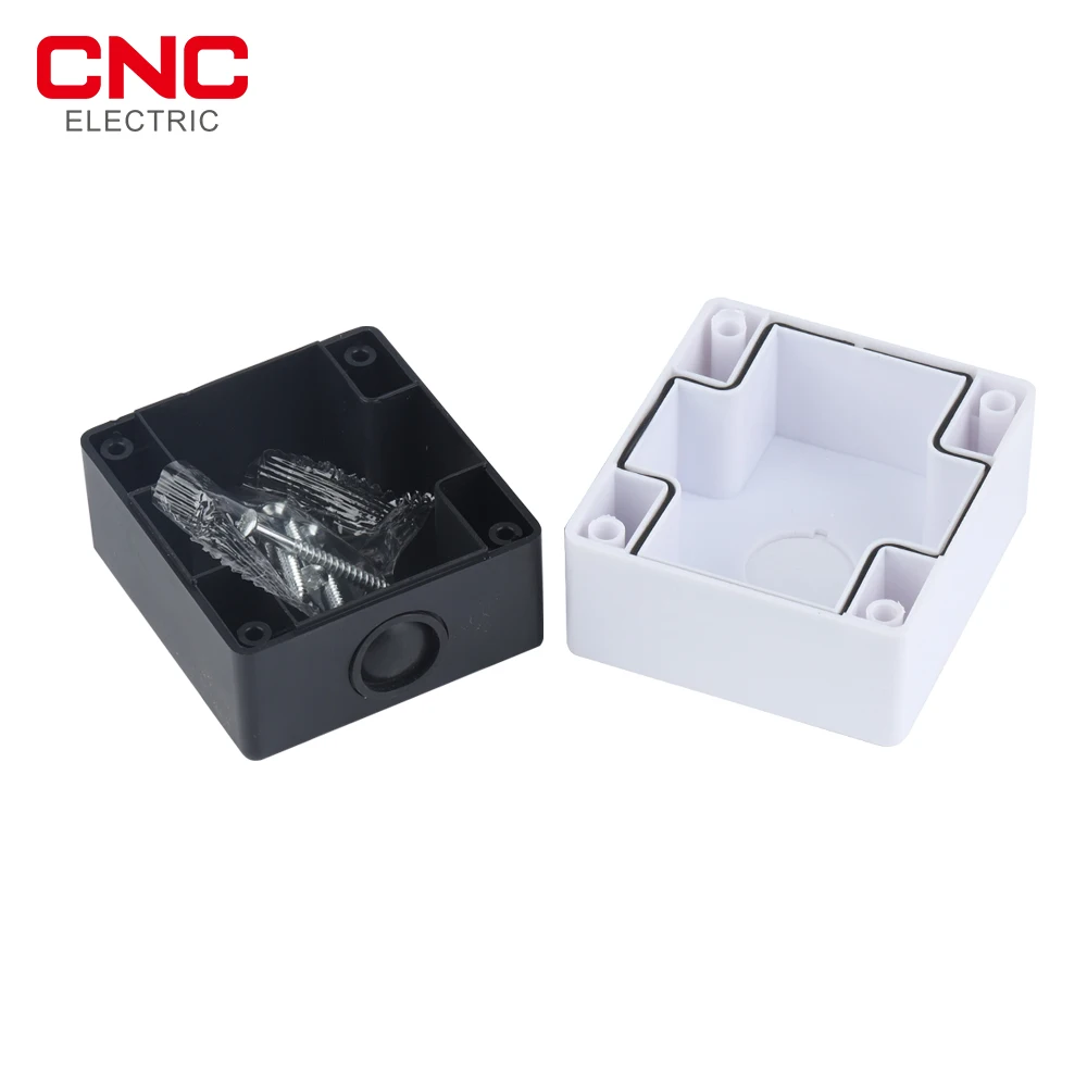 CNC 22mm Water Proof Push Button Switch Box One Hole Suit For Control Emergency Stop Rotary Interrupto Protection LAY5-BOX1