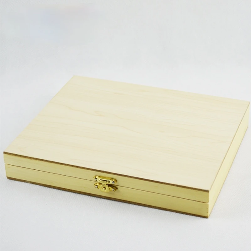 100-Piece Wooden Slicing Box Log Material Glass Box Various Specifications Pathological Slicing Box