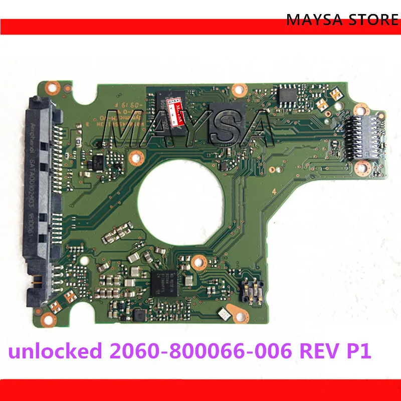 2060-800066 Unlocked PCB Lockless Circuit Decryption Logic Board for WD10SPZX WD10SDZW WD10SMZW HTS541010B7E610 Hard Drive