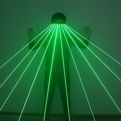 532nm Green Laser Glasses 10Pcs Laser Beam Glasses Nightclub Bar DJ Stage Glowing Gloves For LED Luminous Costumes Show