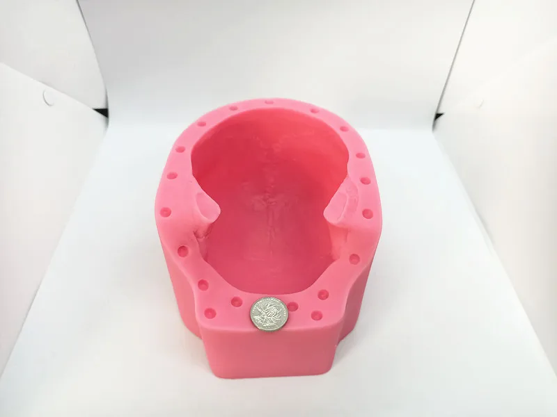 1:1 The Actual Size Skull 3D Silicone Fondant Cake Molds Halloween Series Skull DIY Decor Embosser Mould Cake Baking Tools FM463 image 6