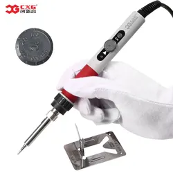 CXG DT70 Electric soldering iron 220V 70W Adjustable temperature EU Plug Welding solder station Tool Thermostat Soldering iron