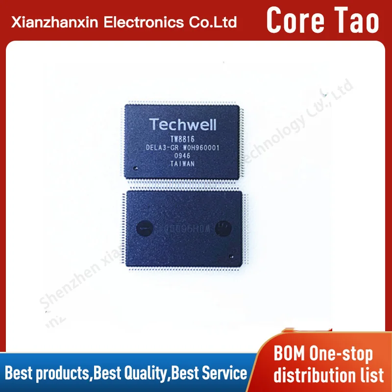 1 ~ 5 Cái/lốc TW8816DELA3-GR TW8816 DELA3-GR QFP128 LCD IC Điều Khiển