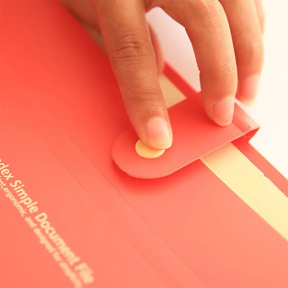 Папки для документов, органайзер для файлов, папок дюйма, с 8 отделениями, Размер A4, кнопка закрытия, для дома, офиса, школы