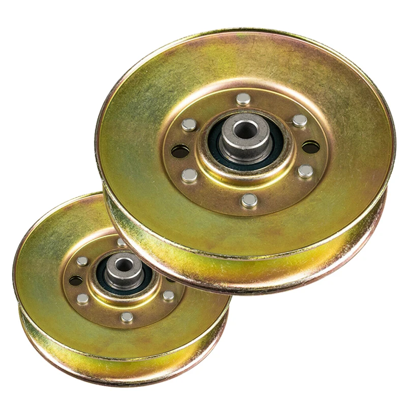 

Lawn Mower Single Slot 2pcs/3pcs D: 3/8" OD: 5" MTD Cub Cadet 756-04522 Color Zinc Pulley FIT M/TD Part 02005079, 756-04522