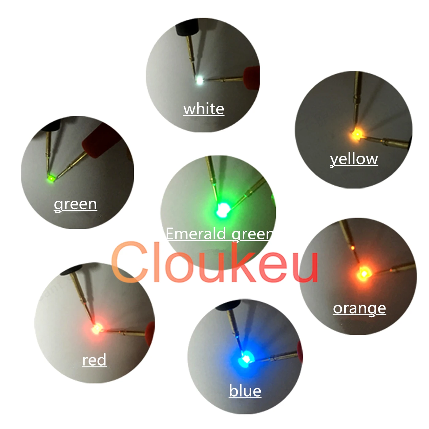 0402 1005 SMD LED light tube high brightness lamp beads Color red white yellow green blue Orange Purple pink