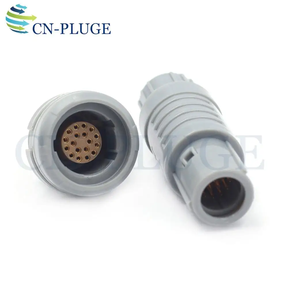 M17 CAB/CLB 2P 18-pin High Quality Plastic Wire Connector Medical Equipment Circular Socket Connector  Plug & Socket